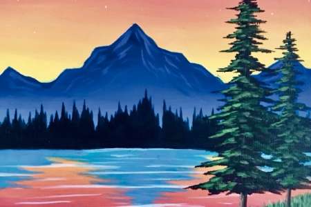 Lake at Sunset
