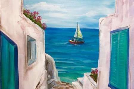 Santorini Streets and Seas