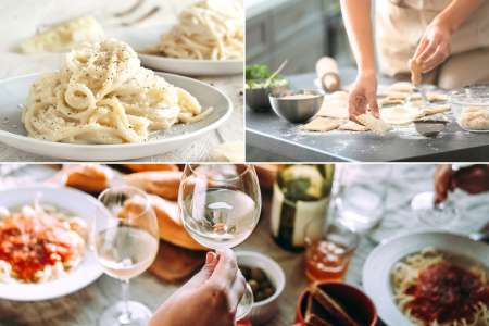 Traditional Italian Feast in Rome