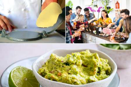 Handmade Tortillas and Salsa in Mexico City