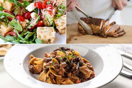 A Rustic Tuscan Feast  in Lucca