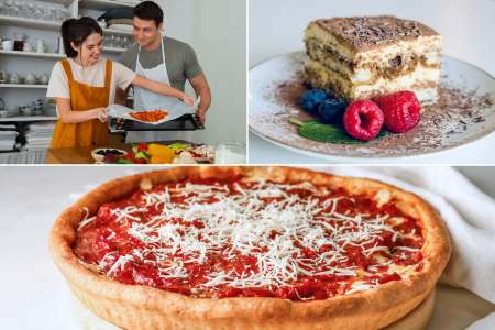 Chicago Stuffed Pizza - Date Night