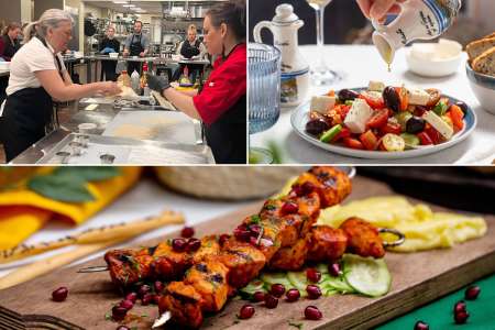 Fresh and Vibrant Greek Cuisine