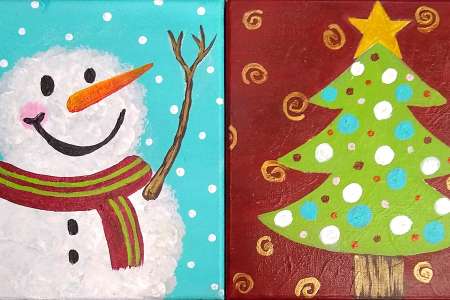 Mini - Snowman and Christmas Tree