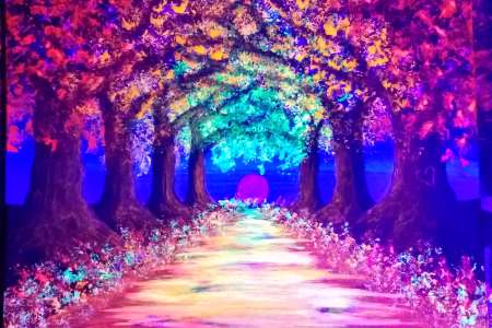 Autumn is Aglow Blacklight