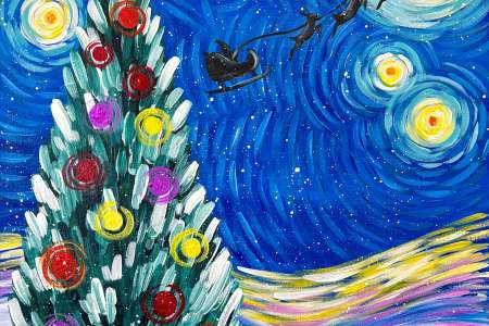 Van Gogh's Starry Christmas Eve