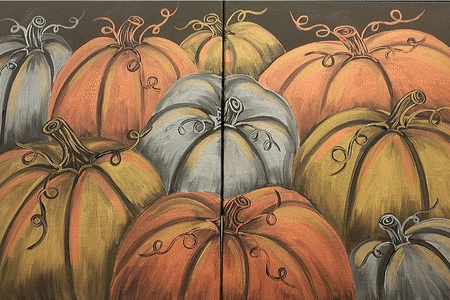 Painting with my Pumpkin