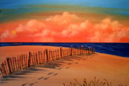 Fall Walk on the Beach