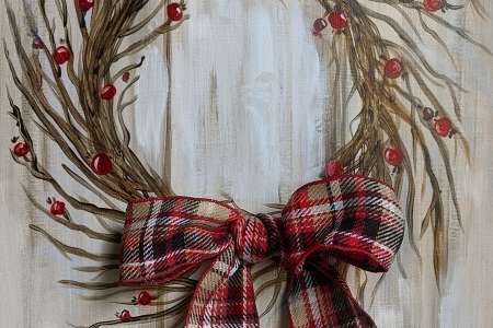 Festive Winter Wreath