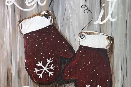 Rustic Winter Mittens