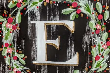 Christmas Wreath Monogram