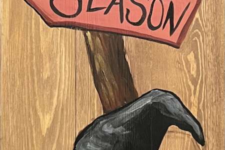 Happy Boo Season Porch Leaner