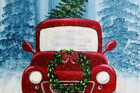 Holiday Vintage Truck