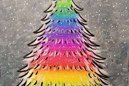 Neon Holiday Tree