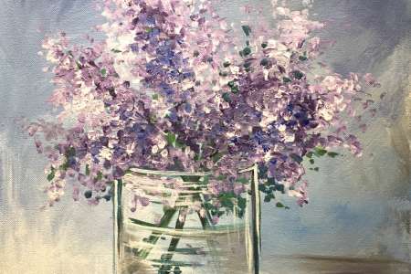 Lilacs in a Glass