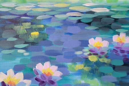 Waterlilies, Monet Style