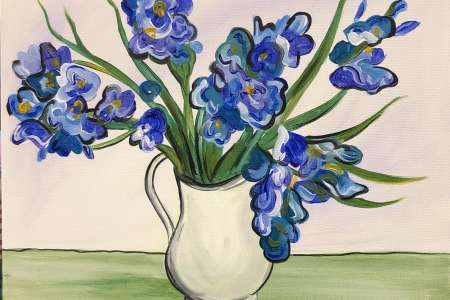Van Gogh's Blue Irises