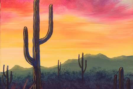 Confetti Desert Sunset