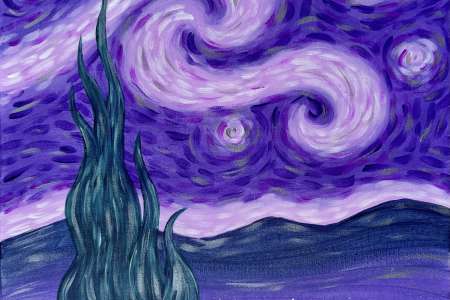 Van Gogh in Violet