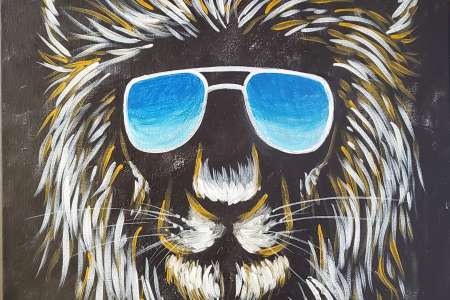Lion in Aviators