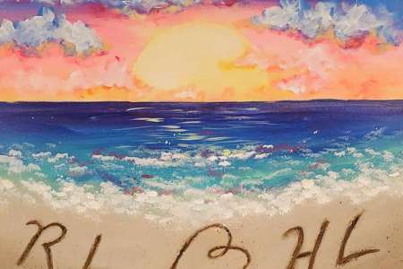 Sunset Beach Landscape