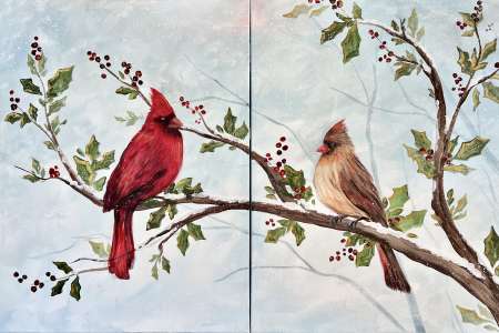 Christmas Cardinals Date Night