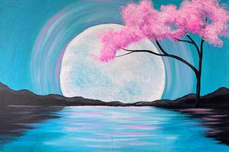Cherry Blossom Moon