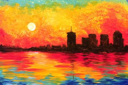 Monet's Tulsa Sunrise