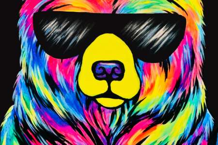 Black Light Bear