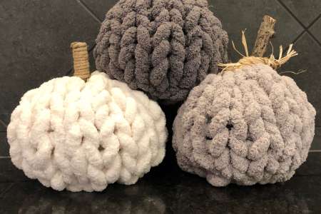 Chunky Knit Pumpkins
