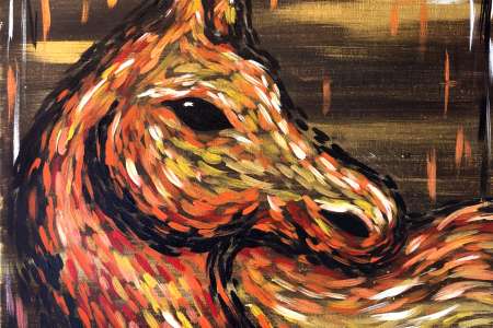 Chestnut Abstract Horse