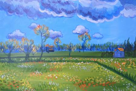 Van Gogh’s Stormy Sky