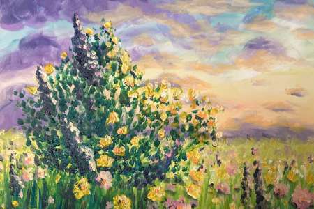 Monet Inspired Wildflowers
