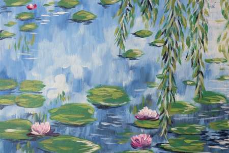 Monet Inspired Lilies