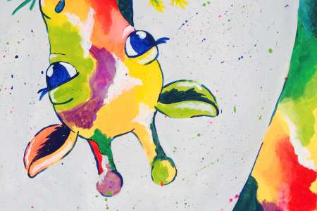 Giraffing Me Crazy - 16x20