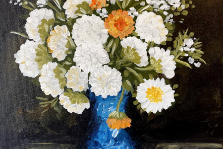 Van Gogh's Blue Vase