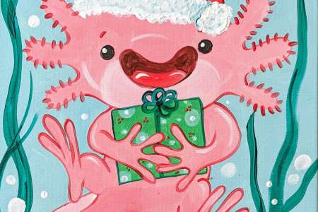 Christmas Axolotl 