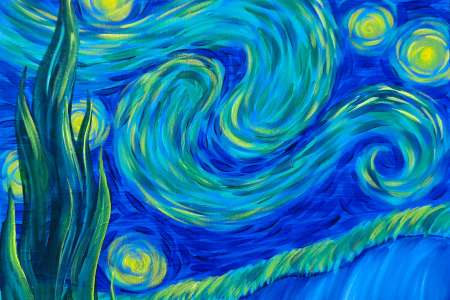 Radiant Starry Night