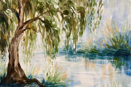 Monet’s Whispering Willow 