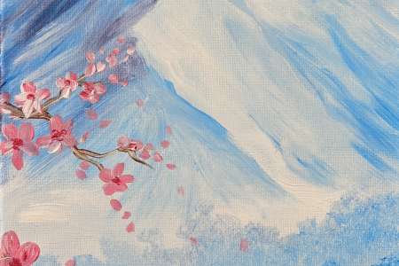 Cherry Blossom Mountain 