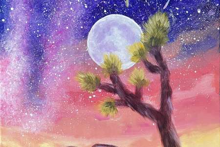 Desert Moonrise