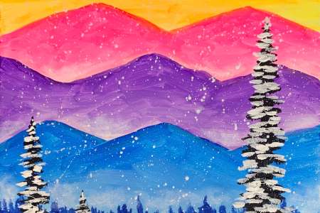Rainbow Winter Bliss