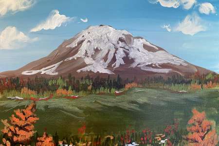 Mount Rainier in the Fall