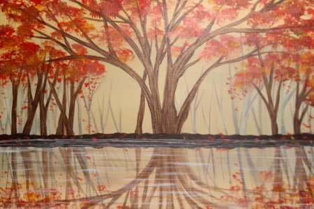 Misty Fall Morning