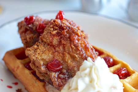 Southern Fried Chicken and Waffles