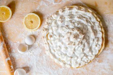 Homemade Lemon Meringue Tart