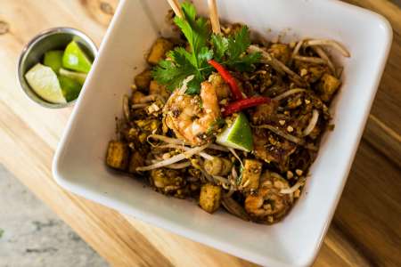 Surf and Turf Pad Thai