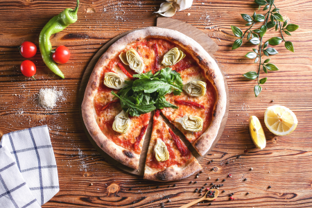 Vegetable Harvest Pizza