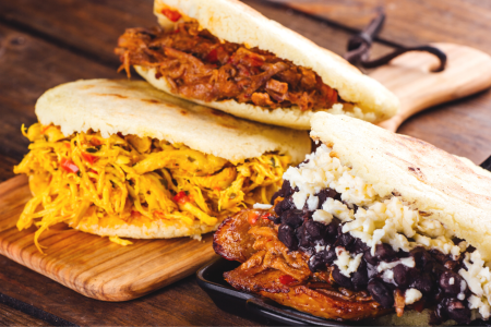 Traditional Venezuelan Arepas