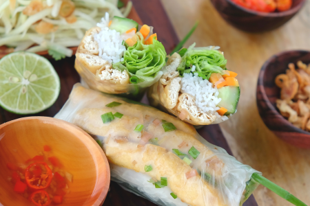 Make Summer-Ready Thai Spring Rolls